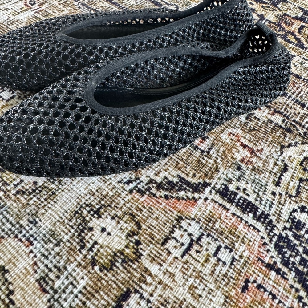 H&M Black Mesh Women's Loafers
